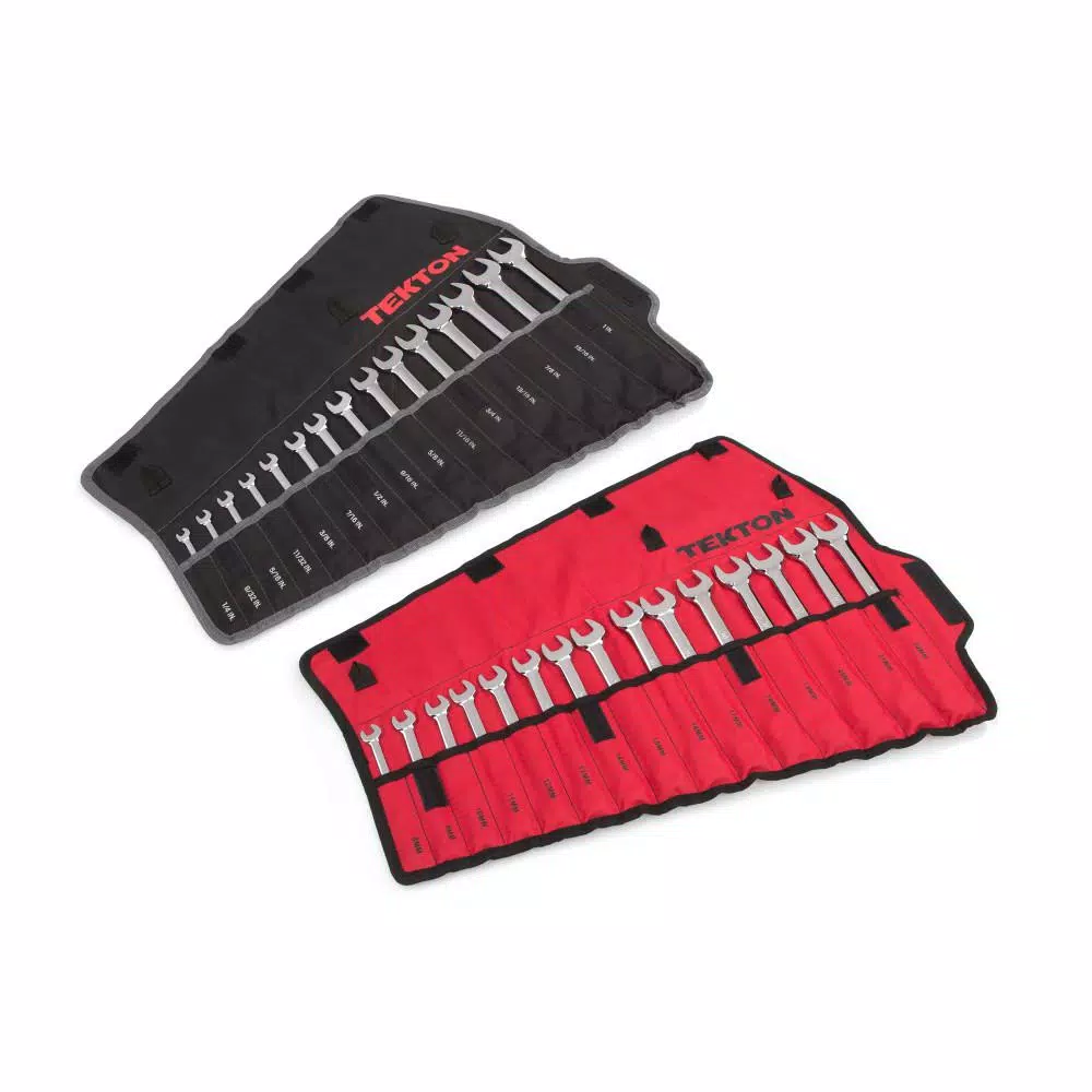 Best Pirce 👏 TEKTON 1/4-1 In., 8 Mm-22 Mm Set With Pouch Combination 🔧 Wrench (30-Piece) ✨