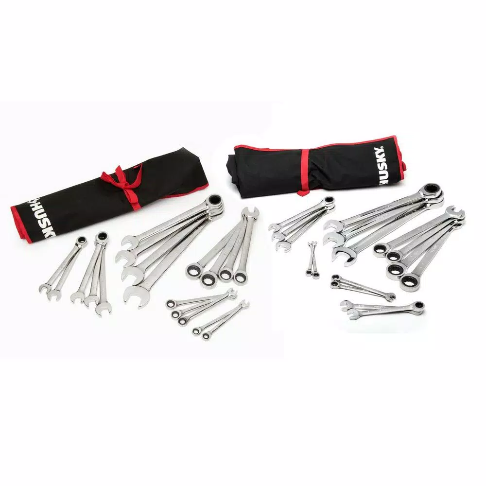 Buy ✔️ Husky Master Metric And SAE Ratcheting 🔧 Wrench Set (34-Piece) ✔️