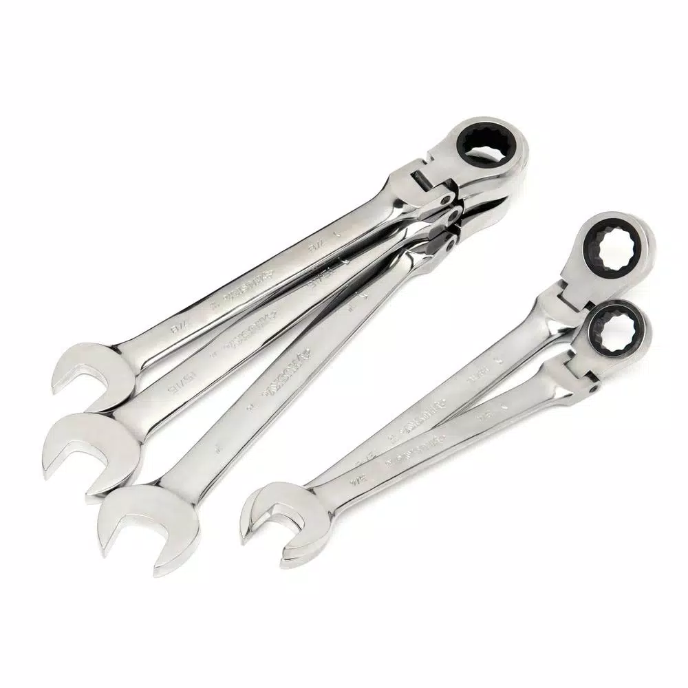 Flash Sale π€© Husky Large SAE Flex Head Ratcheting π§ Wrench Set (5-Piece) β¨ 6 Flash Sale π€© Husky Large SAE Flex Head Ratcheting π§ Wrench Set (5-Piece) β¨ - Image 4