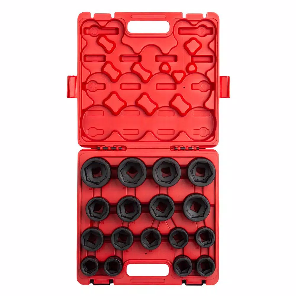 Discount π SUNEX TOOLS 3/4 In. Drive Heavy Duty Metric Impact Socket Set (17-Piece) βοΈ