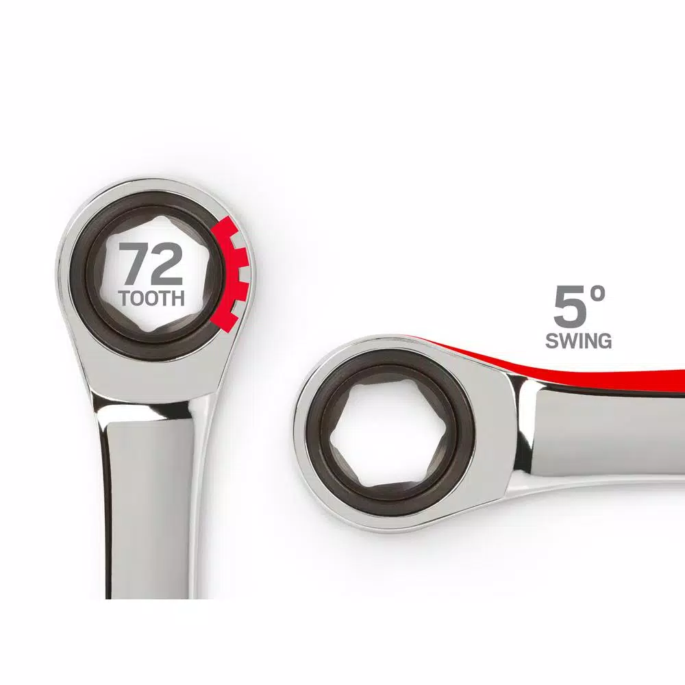 New π― TEKTON 8-19 Mm Stubby Ratcheting Combination π§ Wrench Set With Pouch (12-Piece) π 6 New π― TEKTON 8-19 Mm Stubby Ratcheting Combination π§ Wrench Set With Pouch (12-Piece) π - Image 4