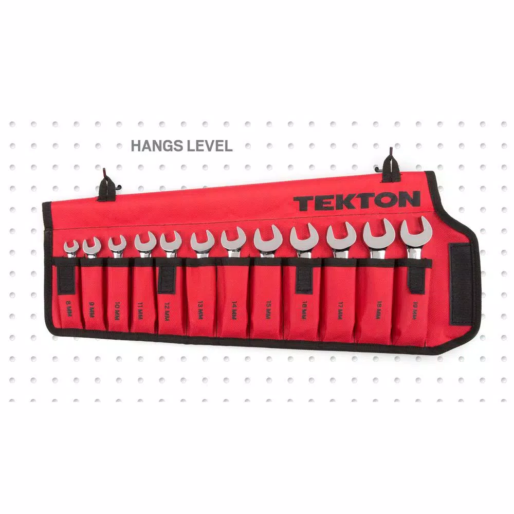 New π― TEKTON 8-19 Mm Stubby Ratcheting Combination π§ Wrench Set With Pouch (12-Piece) π 13 New π― TEKTON 8-19 Mm Stubby Ratcheting Combination π§ Wrench Set With Pouch (12-Piece) π - Image 11