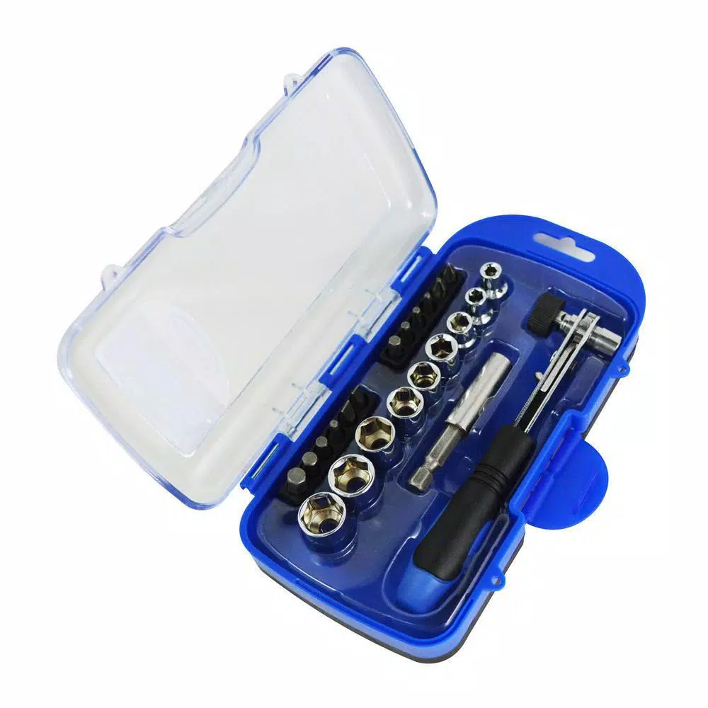 Outlet 🎉 Best Value Socket And Bits Set (24-Piece) 🤩