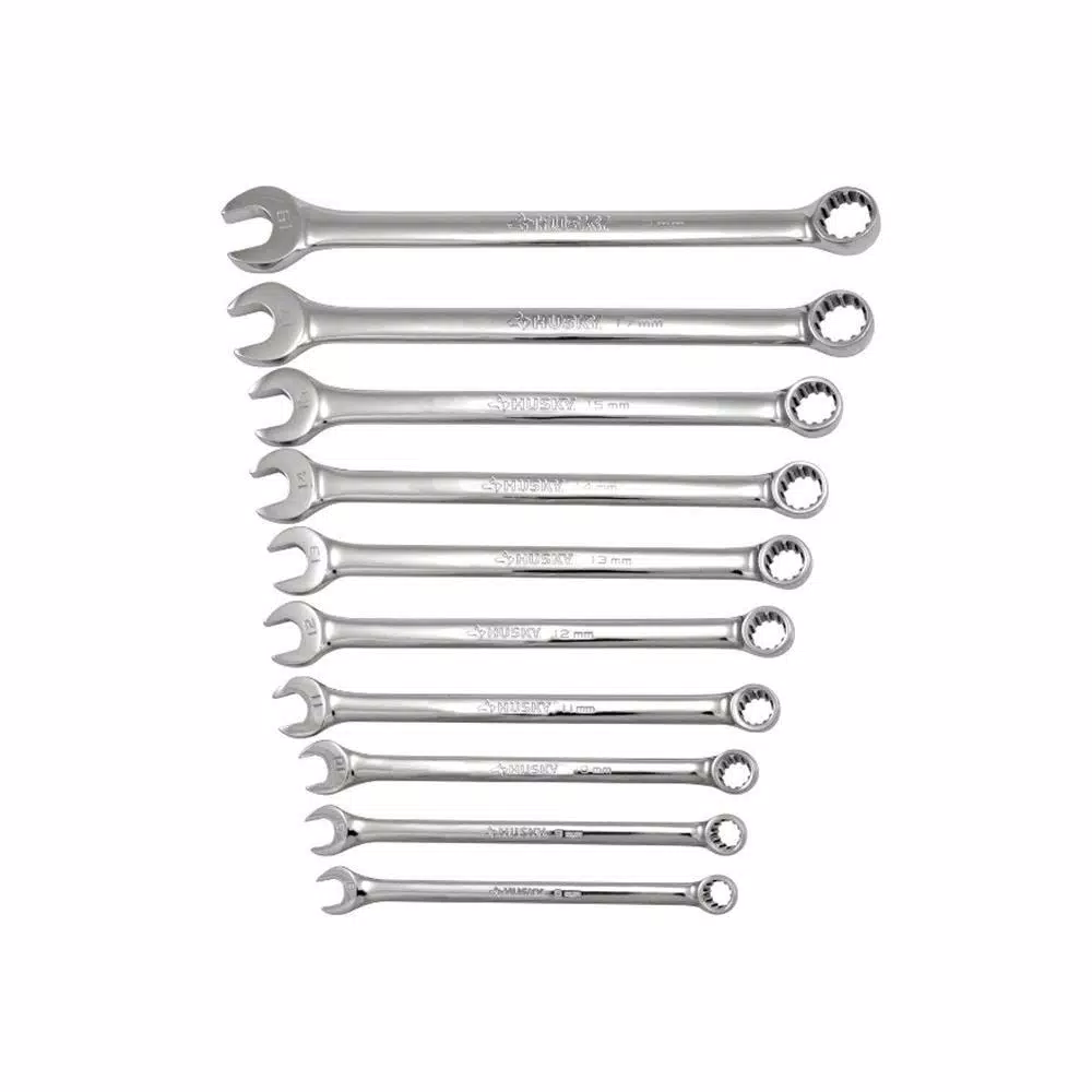 Budget β€οΈ Husky Metric Universal Combination π§ Wrench Set (10-Piece) π