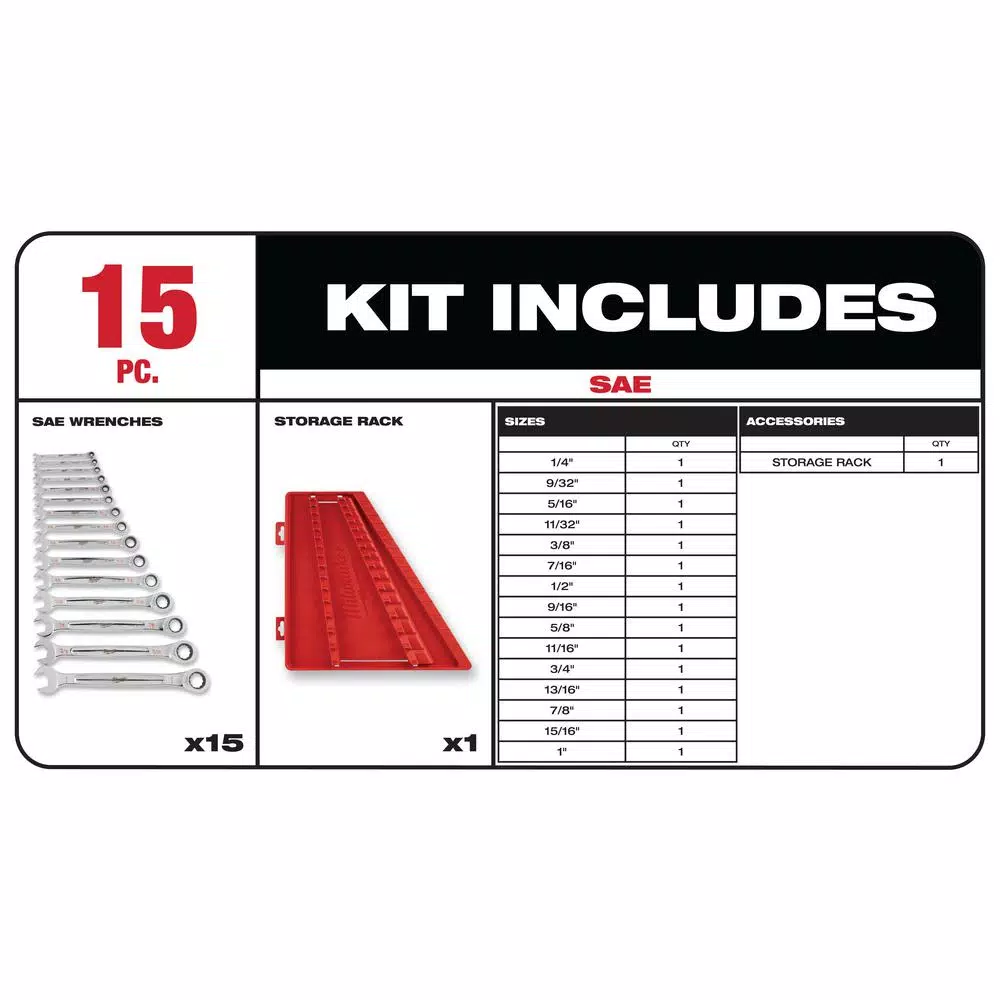 Discount π Milwaukee 1/2 In. Drive SAE/Metric Ratchet And Socket Mechanics Tool Set With SAE Combination Ratcheting π§ Wrench Set (62-Piece) π 5 Discount π Milwaukee 1/2 In. Drive SAE/Metric Ratchet And Socket Mechanics Tool Set With SAE Combination Ratcheting π§ Wrench Set (62-Piece) π - Image 3