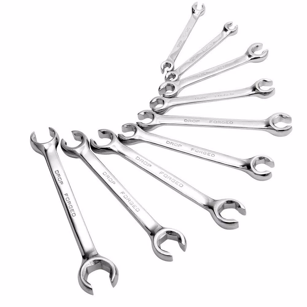 Deals ❤️ SUNEX TOOLS SAE Drive Metric Flare Nut 🔧 Wrench Set (9-Piece) 😍