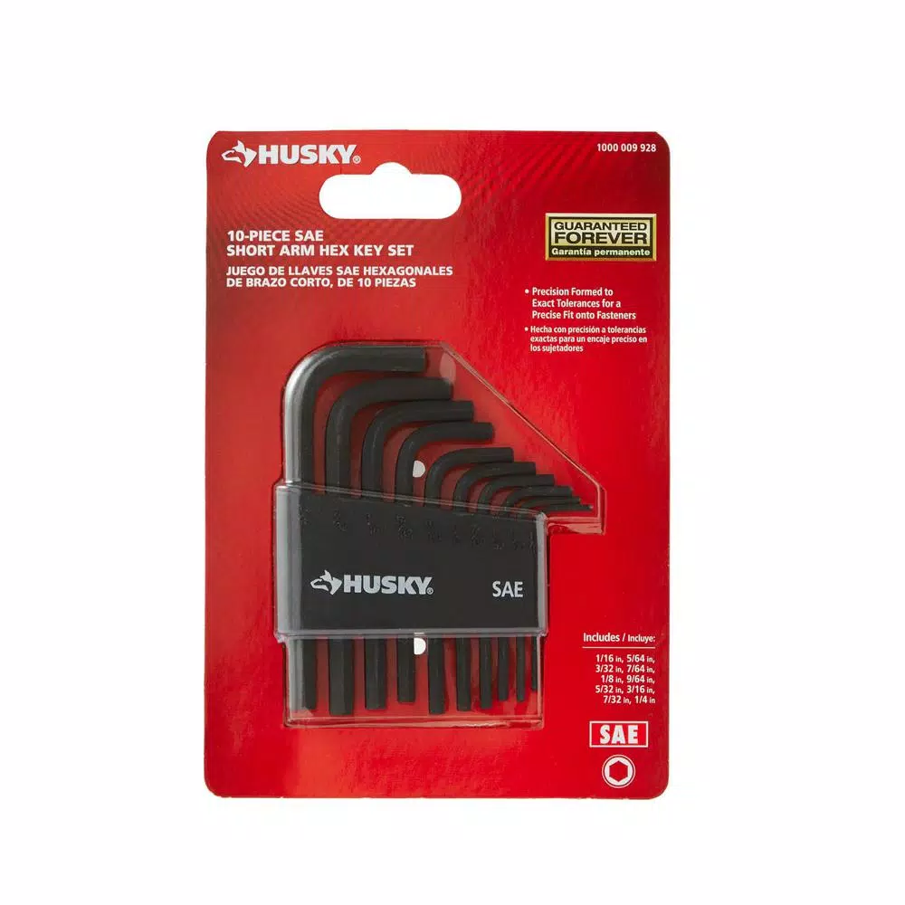 Promo π Husky SAE Short Arm Hex Key Set (10-Piece) π 8 Promo π Husky SAE Short Arm Hex Key Set (10-Piece) π - Image 6