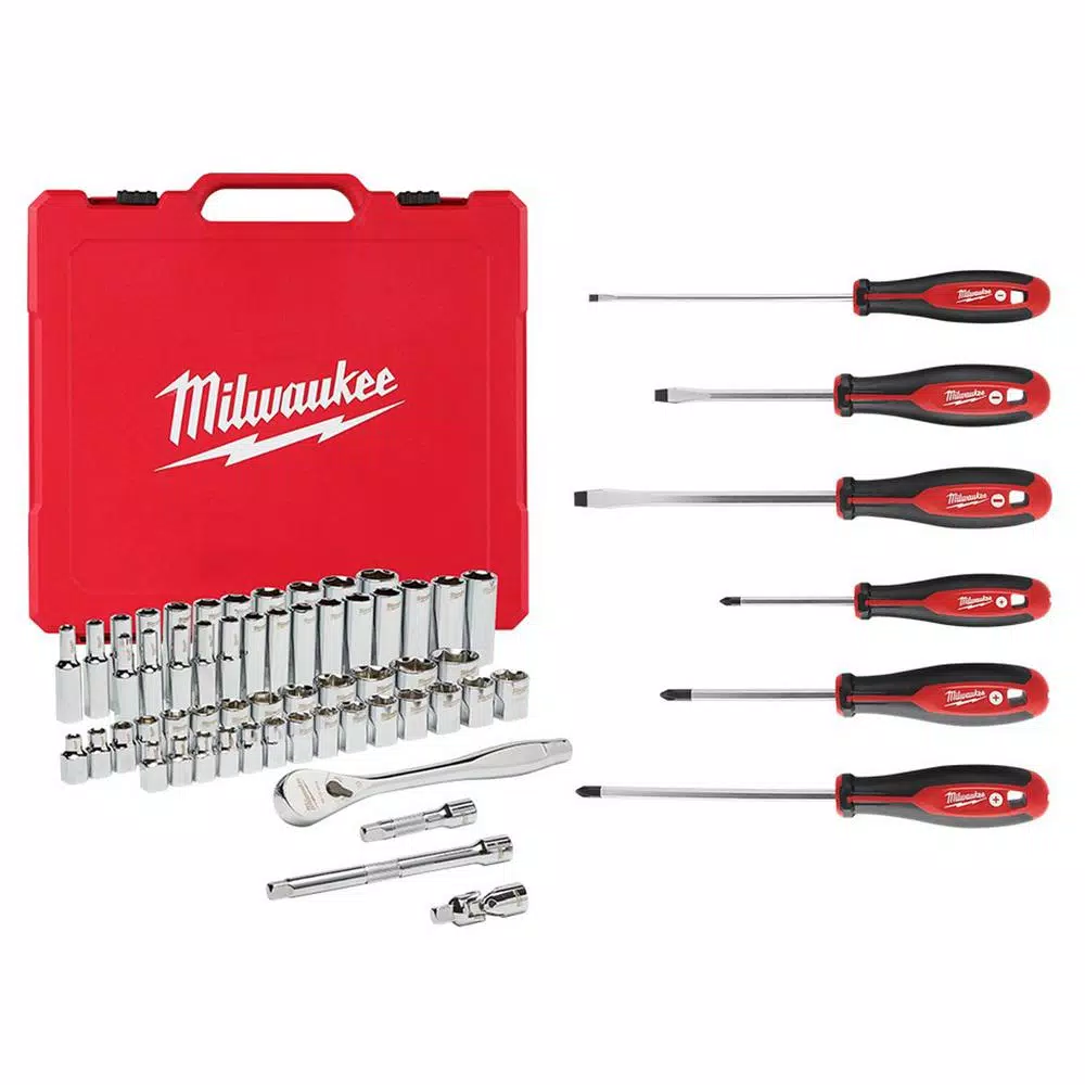 Hot Sale π― Milwaukee 3/8 In. Drive SAE/Metric Ratchet And Socket Mechanics Tool Set (56 Piece) & Screwdriver Set (6 Piece) β€οΈ 1 Hot Sale π― Milwaukee 3/8 In. Drive SAE/Metric Ratchet And Socket Mechanics Tool Set (56 Piece) & Screwdriver Set (6 Piece) β€οΈ -hand-tool-sets Sales unnamed file 1434