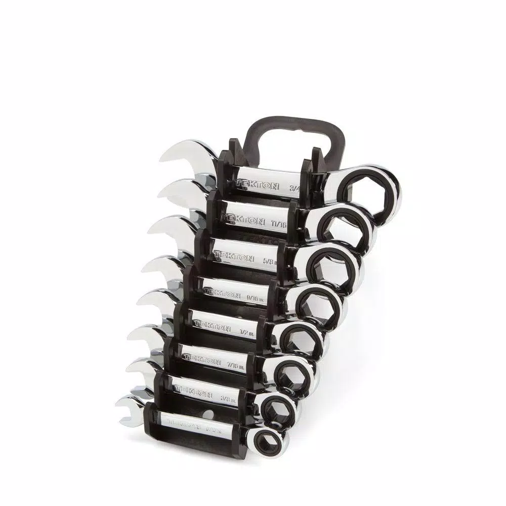 Buy ❤️ TEKTON 5/16-3/4 In. Stubby Ratcheting Combination 🔧 Wrench Set (8-Piece) 🔔 -hand-tool-sets Sales unnamed file 1480