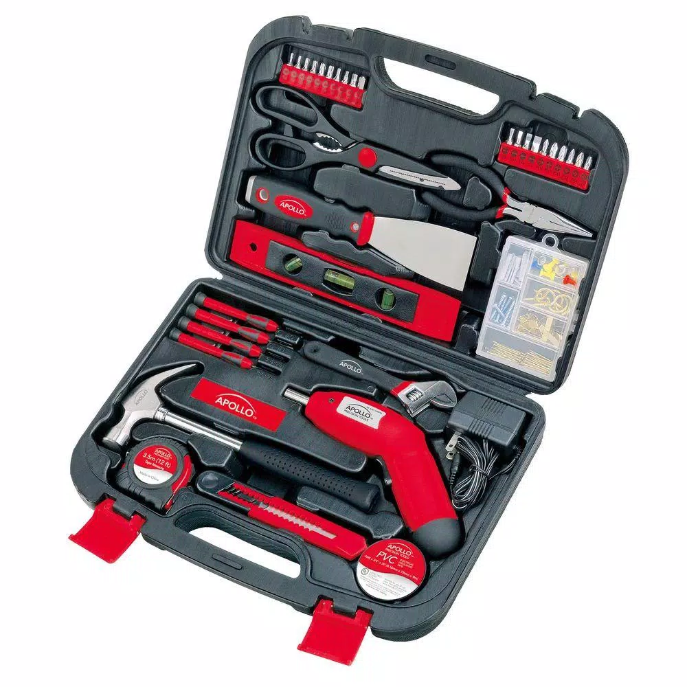 Flash Sale 🔥 Apollo 135-Piece Home Tool Kit 👍