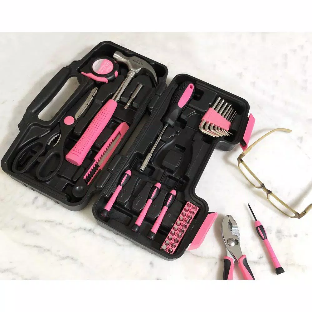 Best Sale π Apollo General Tool Set In Pink (39-Piece) π 5 Best Sale π Apollo General Tool Set In Pink (39-Piece) π - Image 3