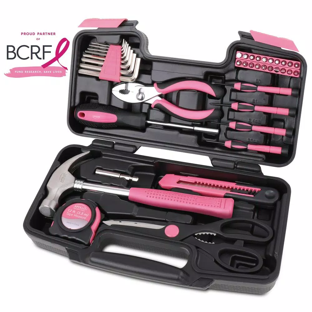 Best Sale π Apollo General Tool Set In Pink (39-Piece) π 10 Best Sale π Apollo General Tool Set In Pink (39-Piece) π - Image 8