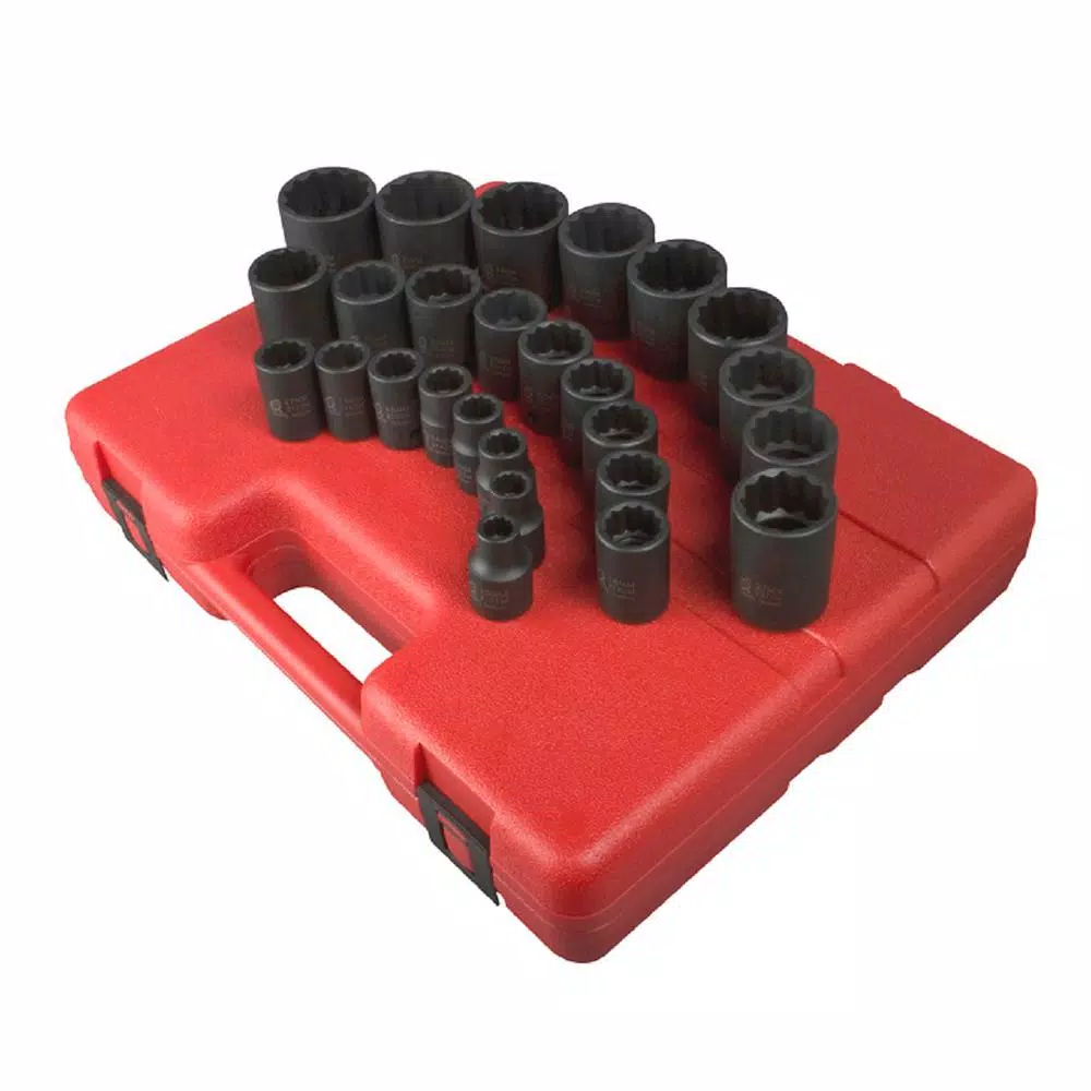 Coupon ⭐ SUNEX TOOLS 12-Point Metric Impact Socket Set ⌛