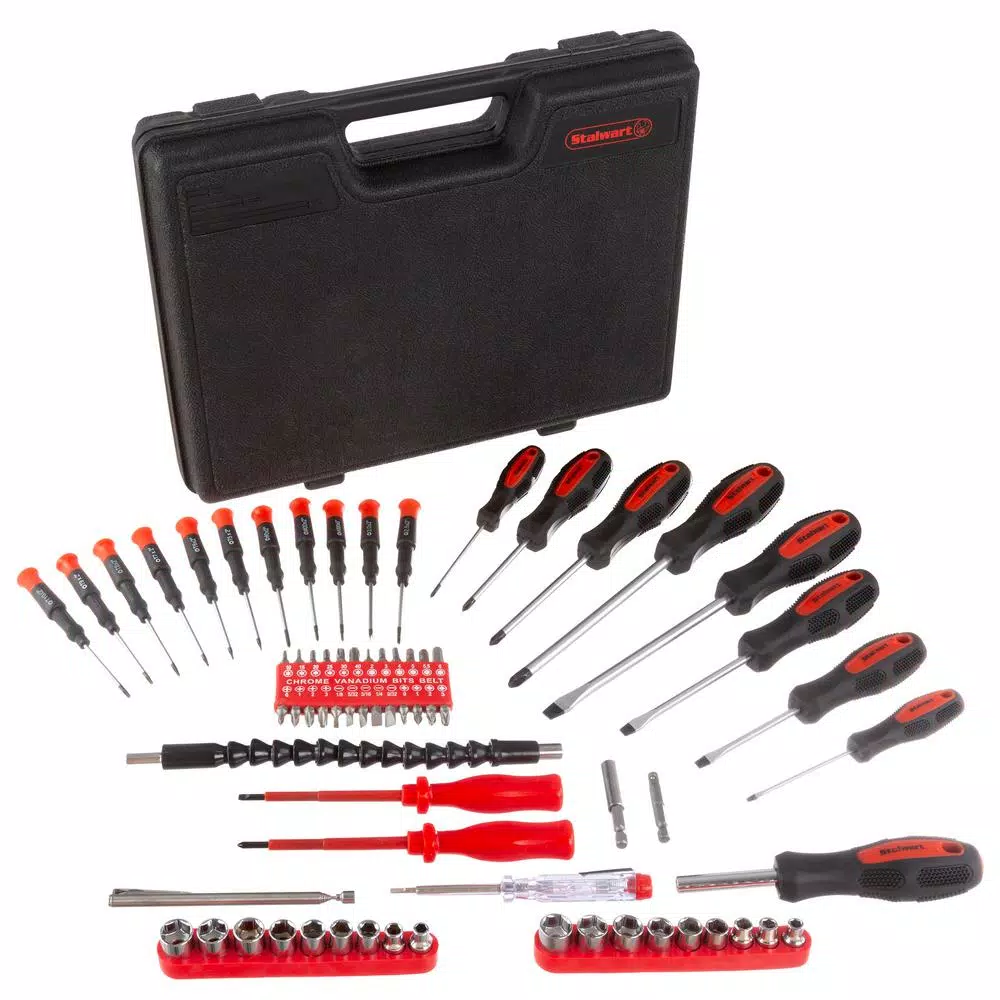 Cheap 🥰 Stalwart Steel Screwdriver Hand Tool Set (70-Piece) 🔔