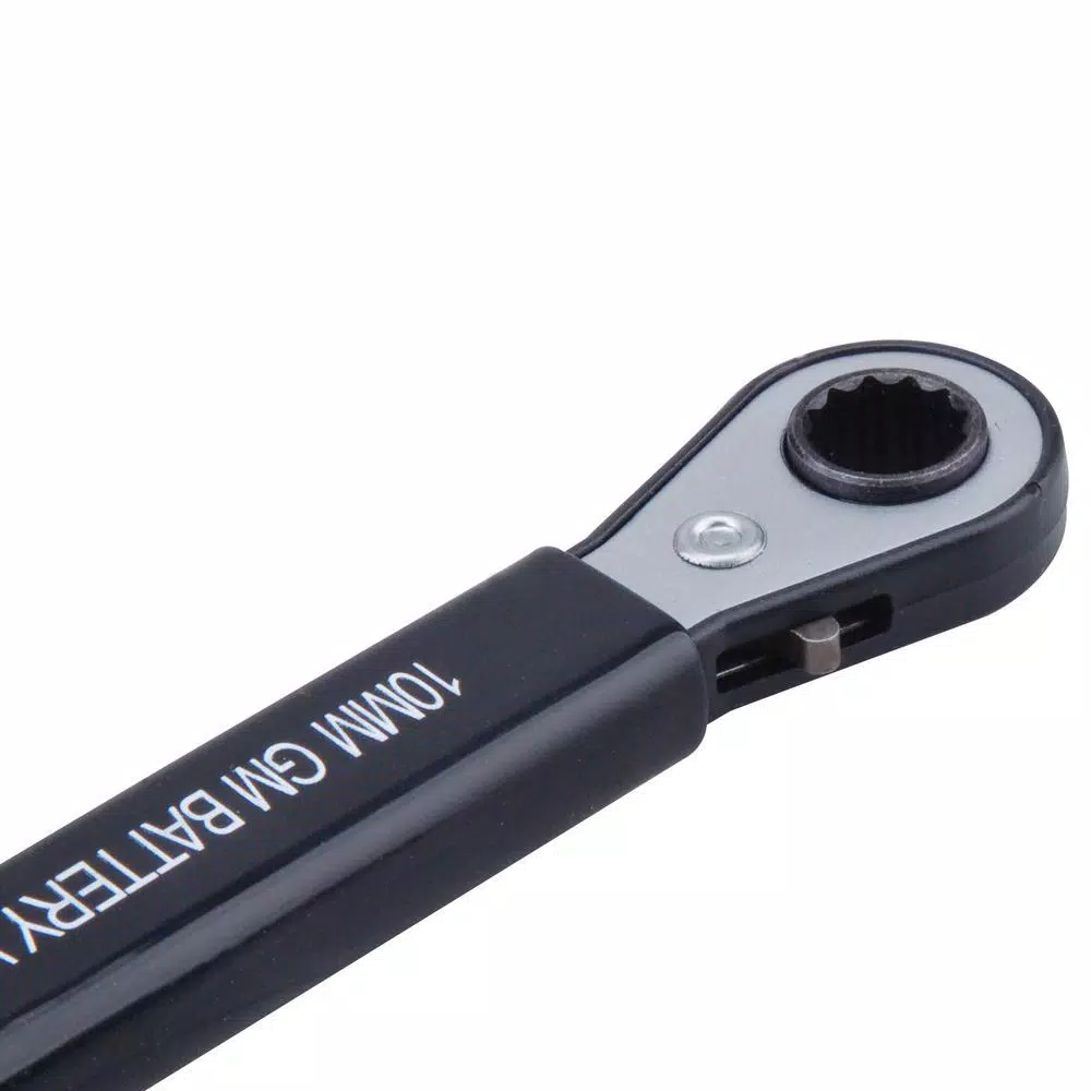 New βοΈ Steel Core 5/16 In. And 10 In. Side Terminal Battery Reversible Ratchet π§ Wrench With Long Insulated Handle (2-Piece) π 4 New βοΈ Steel Core 5/16 In. And 10 In. Side Terminal Battery Reversible Ratchet π§ Wrench With Long Insulated Handle (2-Piece) π - Image 3