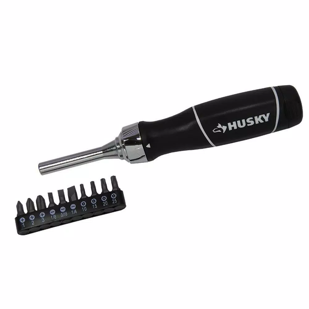 New β Husky Ratcheting Screwdriver Set (10-Piece) π