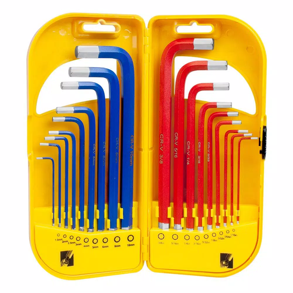 Deals π― Freeman 18-Piece Metric And SAE Long Arm Hex π§ Wrench Set β¨