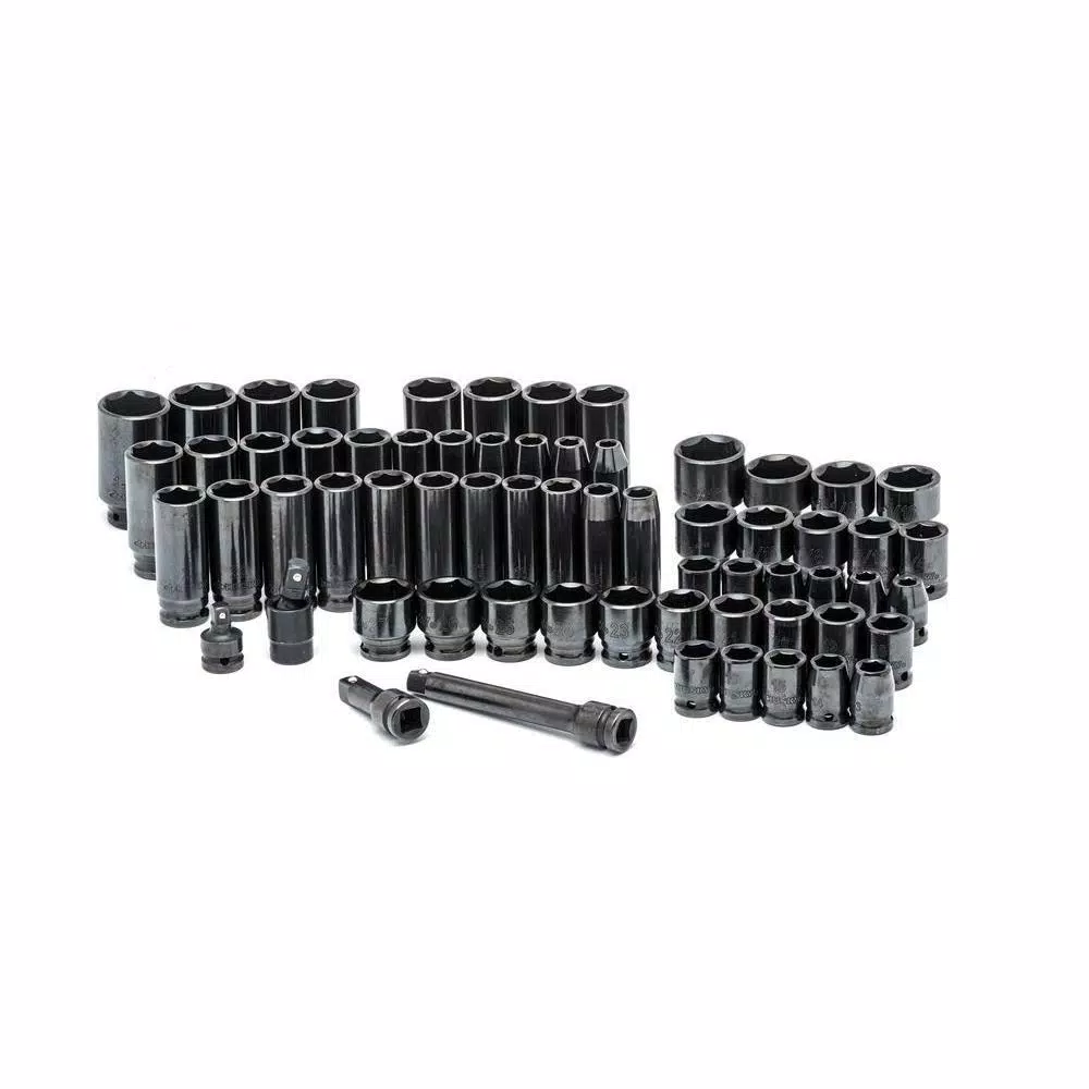 Buy β Husky 1/2 In. Drive SAE/Metric Impact Socket Set (64-Piece) β¨