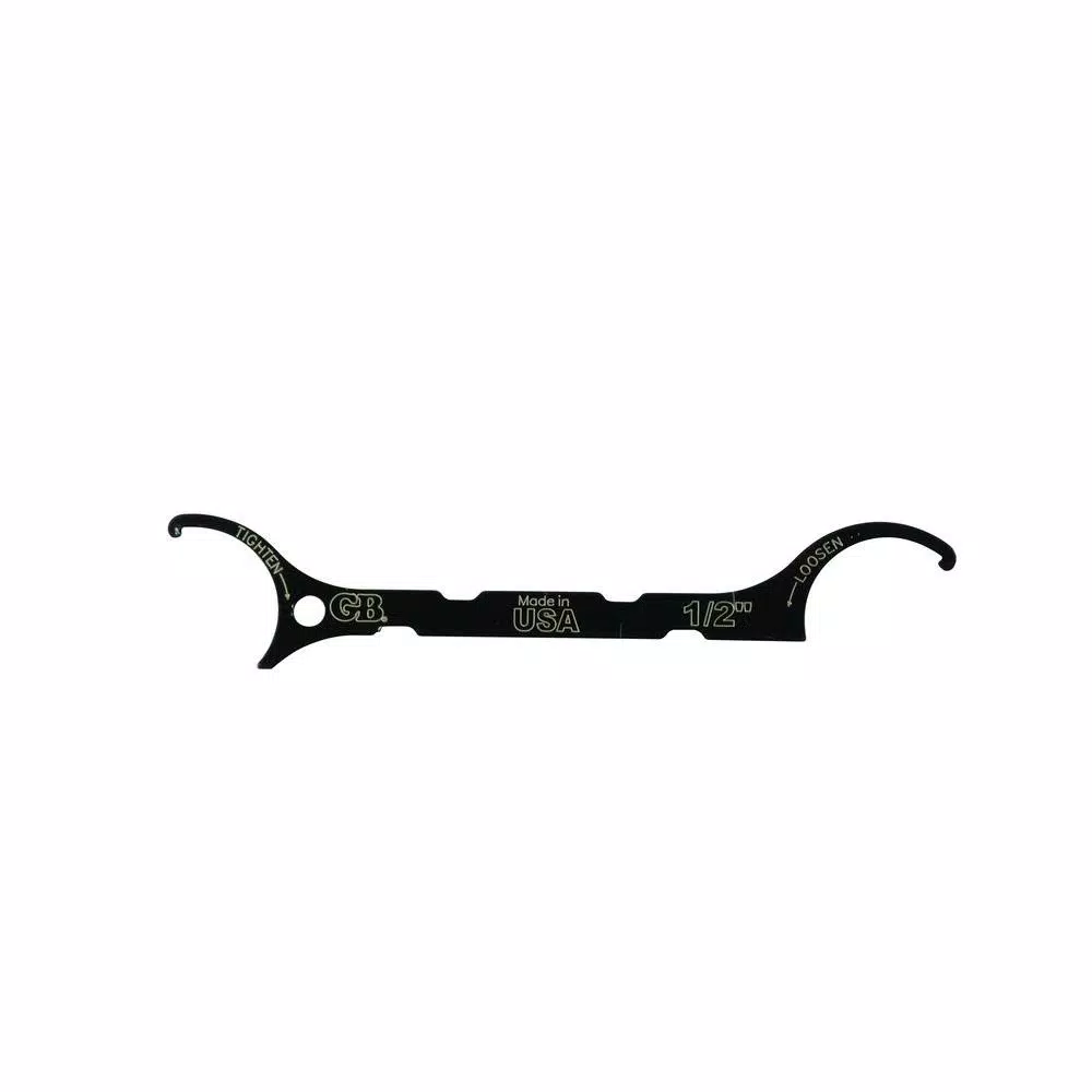 New 🛒 Gardner Bender 5.25 In. Long, Steel Locknut 🔧 Wrench With Etched Markings, Fits 0.50 In. Locknuts – Black (Case Of 10) 🤩