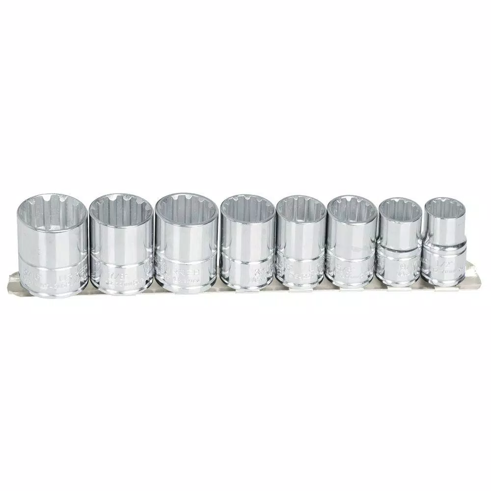 Coupon 🥰 URREA 1/2 In. Drive 12-Point Impact Socket Set (8-Piece) 👍