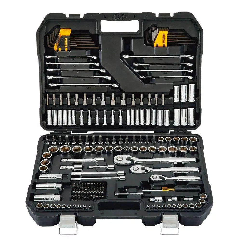 Flash Sale π DEWALT 1/4 In., 3/8 In., And 1/2 In. Drive Polished Chrome Mechanics Tool Set (200-Piece) βοΈ