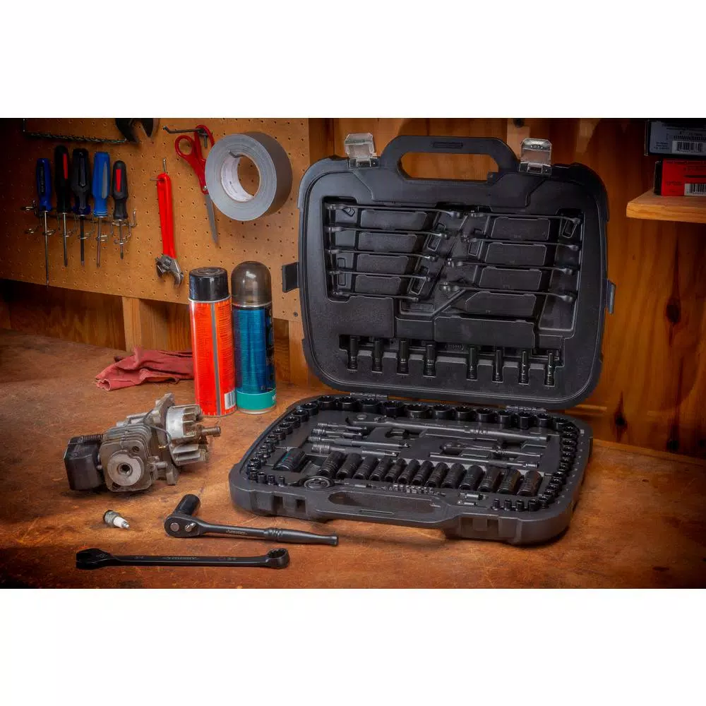 Promo π― Husky 1/4 In., 3/8 In. And 1/2 In. SAE Drive 100-Position Universal And Metric Mechanics Tool Set (105-Piece) π― 12 Promo π― Husky 1/4 In., 3/8 In. And 1/2 In. SAE Drive 100-Position Universal And Metric Mechanics Tool Set (105-Piece) π― - Image 10
