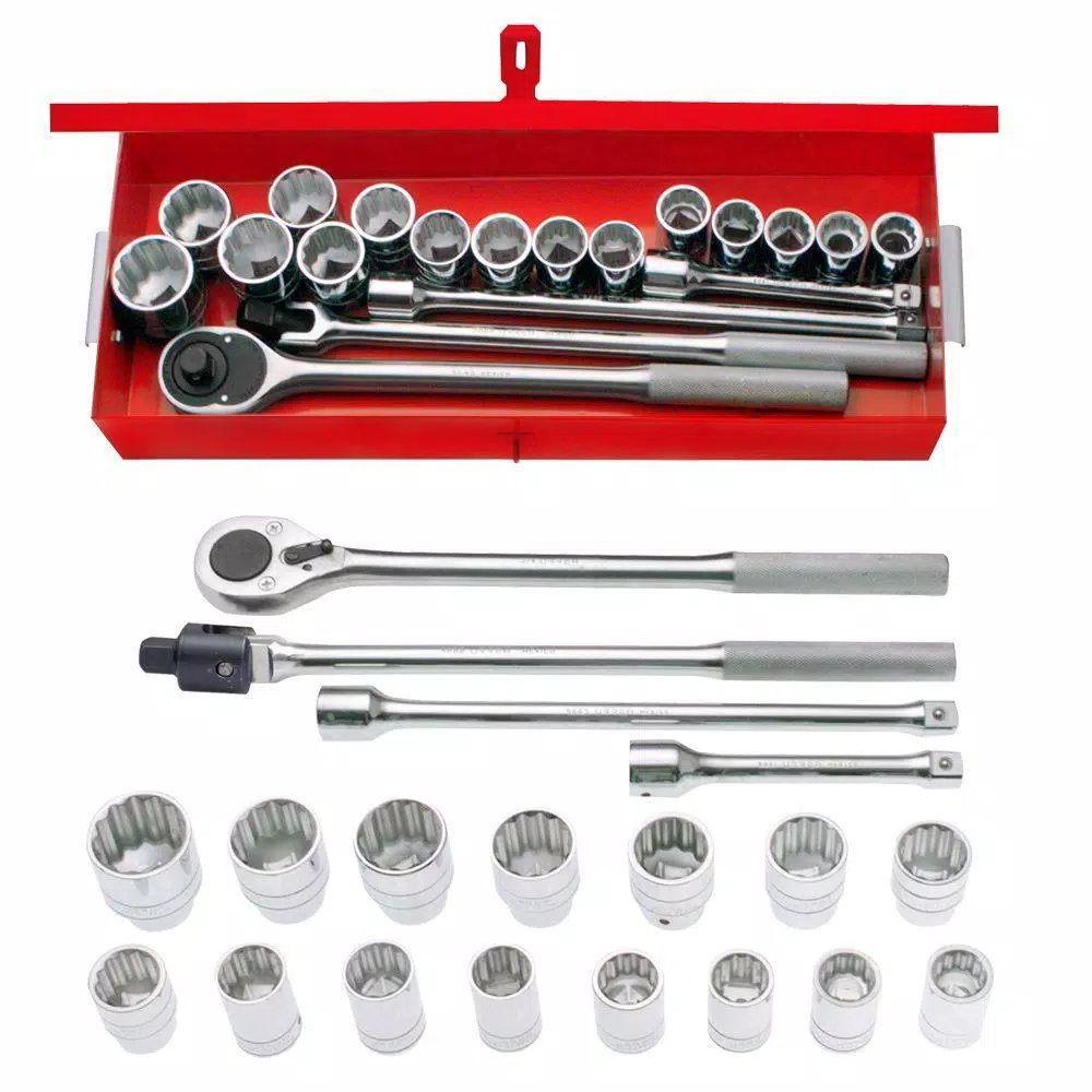 Promo ⌛ URREA 3/4 In. Drive 12-Point Metric Hand Socket & Accessories Set (19-Piece) 🤩 -hand-tool-sets Sales unnamed file 2216
