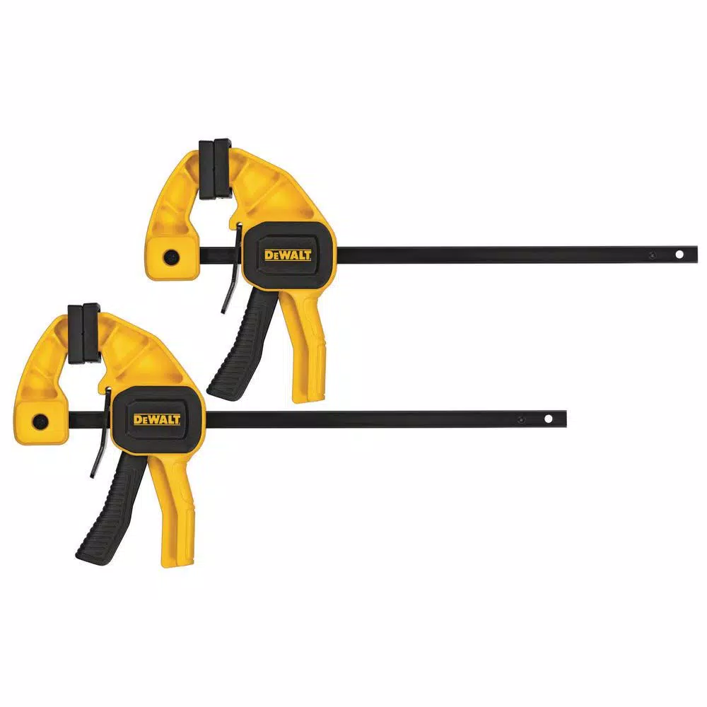 Outlet π DEWALT 4.5 In. 35 Lb. Trigger Clamps (2-Pack) W/1.5 In Throat Depth π
