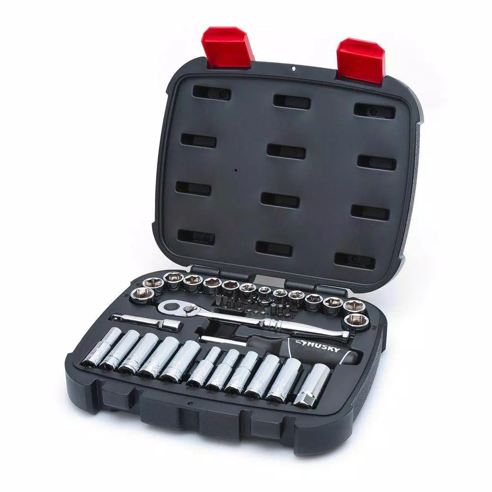 Cheapest 🥰 Husky Mechanics Tool Set (38-Piece) 🛒