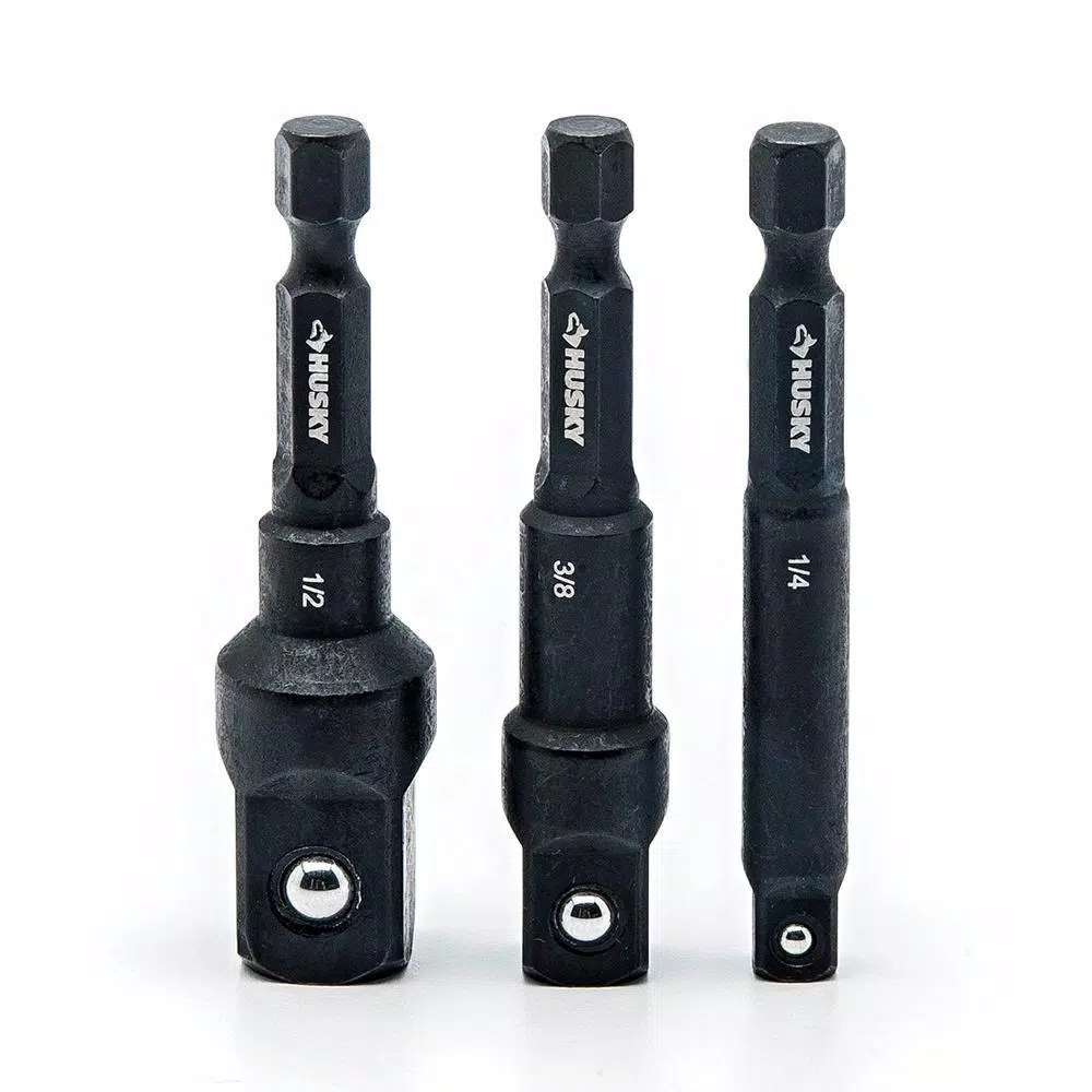 Budget 🔥 Husky 3 In. Impact Socket Adapter Set (3-Piece) 🔥