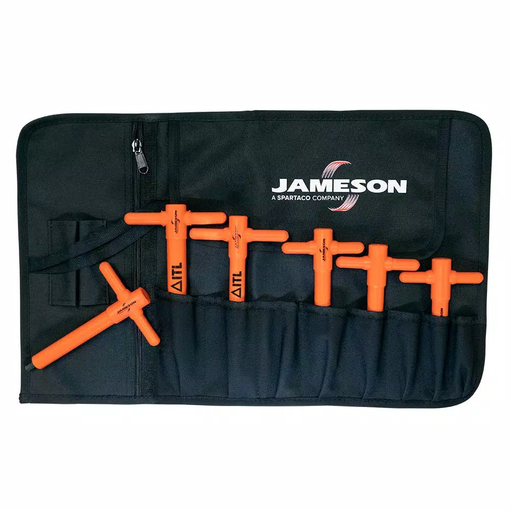 Best reviews of 🔥 Jameson 1000-Volt Insulated Imperial T-Handle Hex Key Set (6-Piece) ⌛