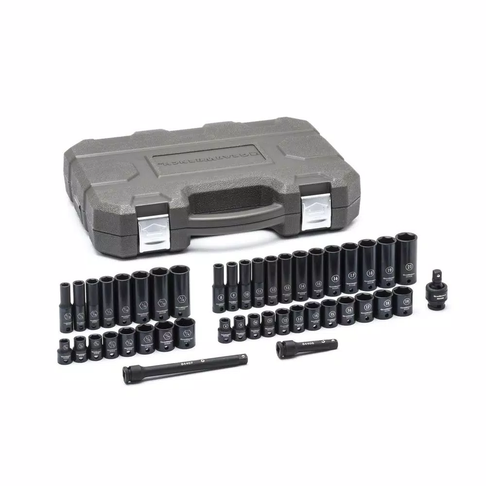 Brand new 🌟 GEARWRENCH 3/8 In. Drive SAE/Metric Std./Deep Impact Socket Set (44-Piece) 🌟