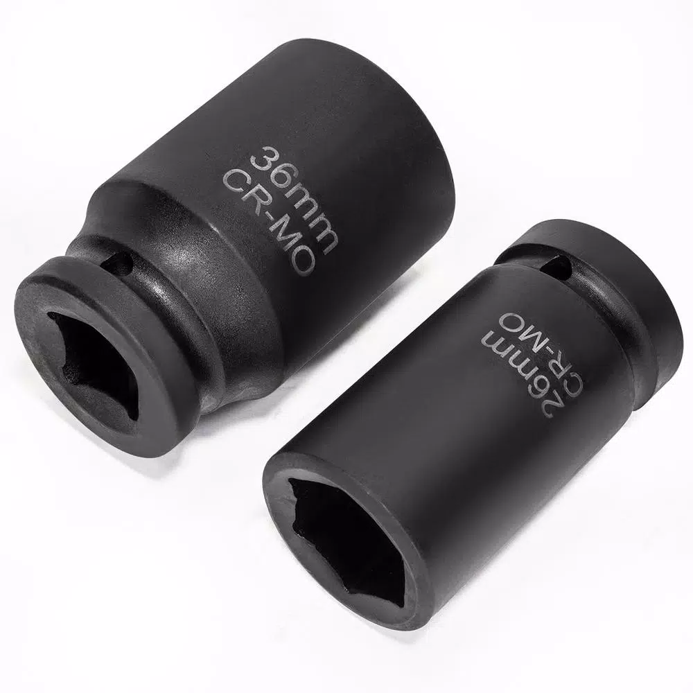 Hot Sale π₯° XtremepowerUS 3/4 In. Drive Deep Impact Socket Set Jumbo Assortment Metric Sizes (26 To 38 Mm) With Carrying Case (8-Piece) π 4 Hot Sale π₯° XtremepowerUS 3/4 In. Drive Deep Impact Socket Set Jumbo Assortment Metric Sizes (26 To 38 Mm) With Carrying Case (8-Piece) π - Image 3