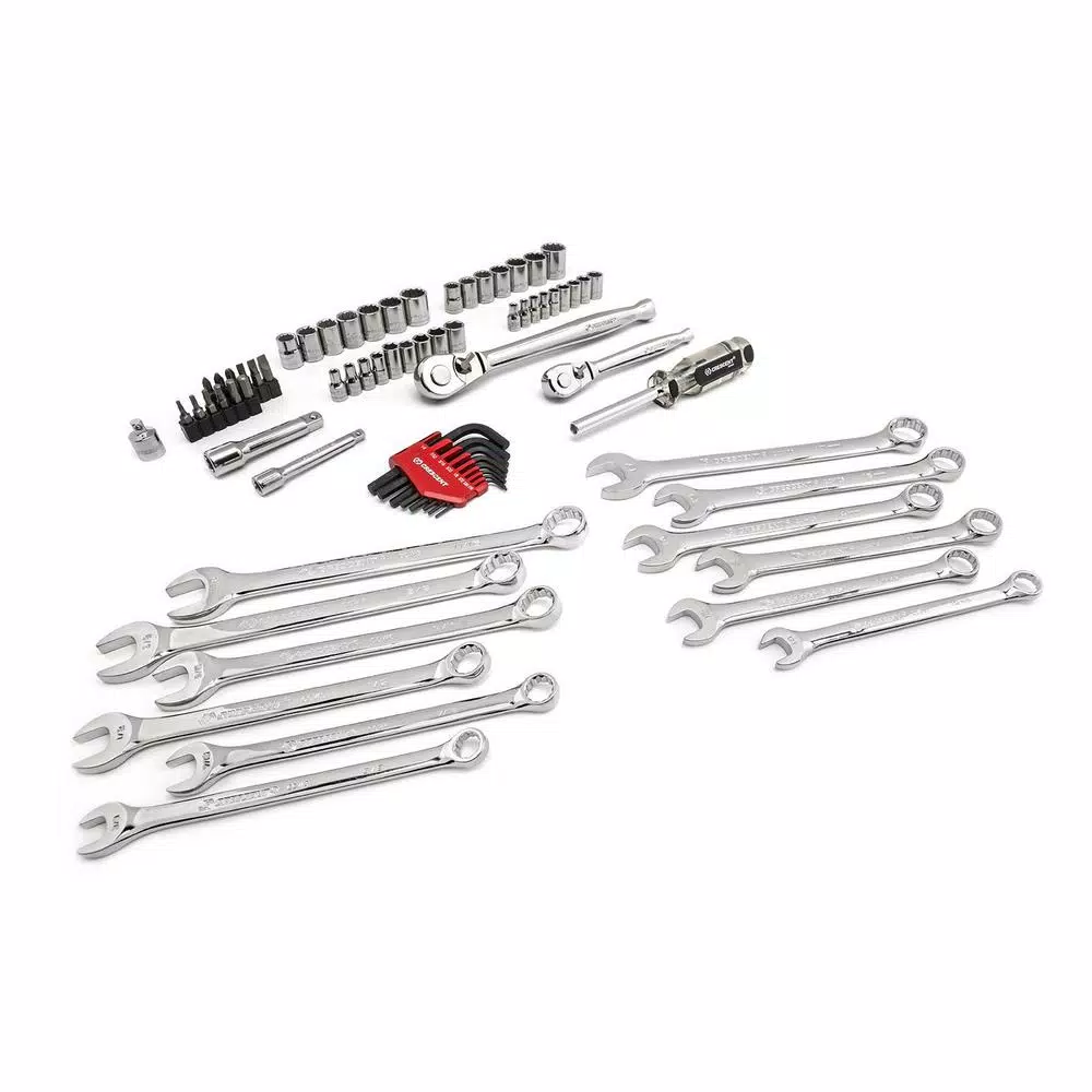 Cheapest 👍 Crescent Mechanics Socket And Tool Set + 6in. And 10in. Wide Jaw Adjustable (72-Piece) 🎉