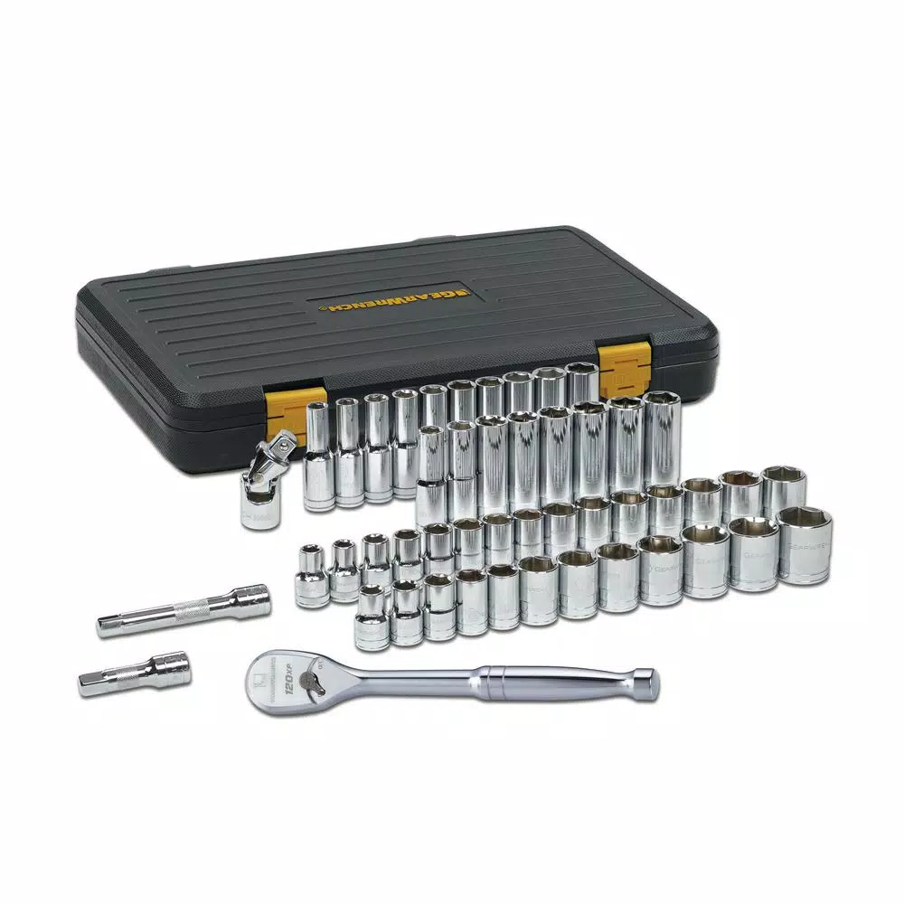 Coupon 🎉 GEARWRENCH 1/2 In. 120XP SAE/Metric Standard And Deep Mechanics Tool Set (49 PC.) ❤️