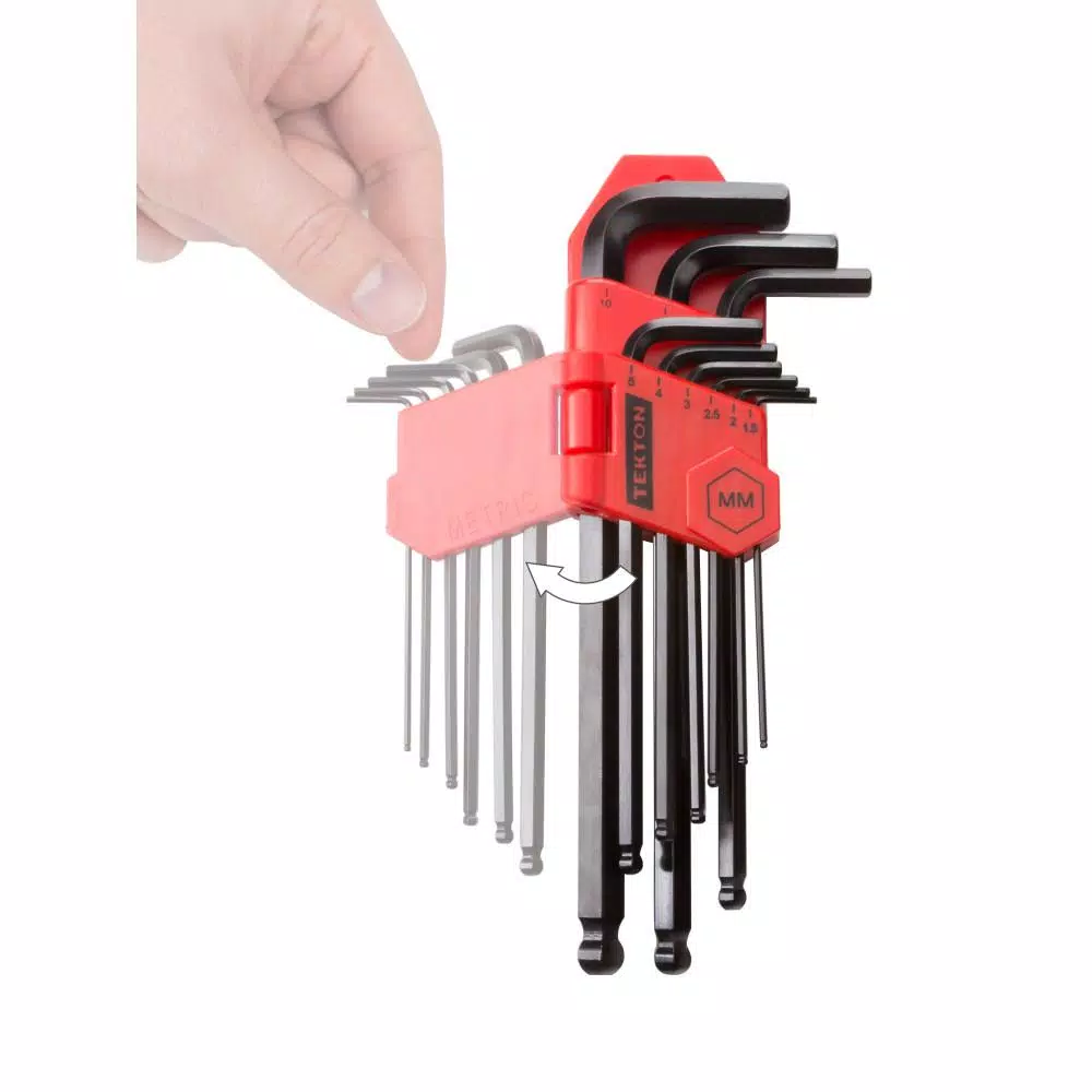Discount π TEKTON 1.5-10 Mm Long Arm Ball End Hex Key π§ Wrench Set (9-Piece) β€οΈ 7 Discount π TEKTON 1.5-10 Mm Long Arm Ball End Hex Key π§ Wrench Set (9-Piece) β€οΈ - Image 5