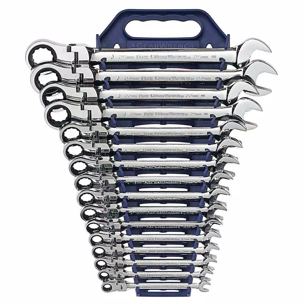 Best Sale β GEARWRENCH Metric Flex-Head Ratcheting Combination π§ Wrench Set (16-Piece) π