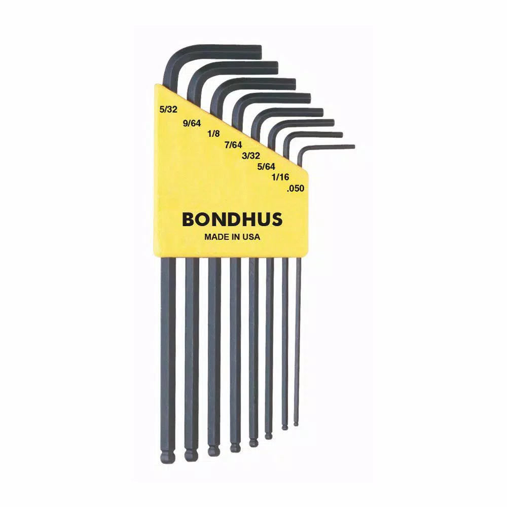 Hot Sale 😀 Bondhus Standard Ball End Long Arm L-Wrench Set With ProGuard Finish (8-Piece) 😍 -hand-tool-sets Sales unnamed file 2598