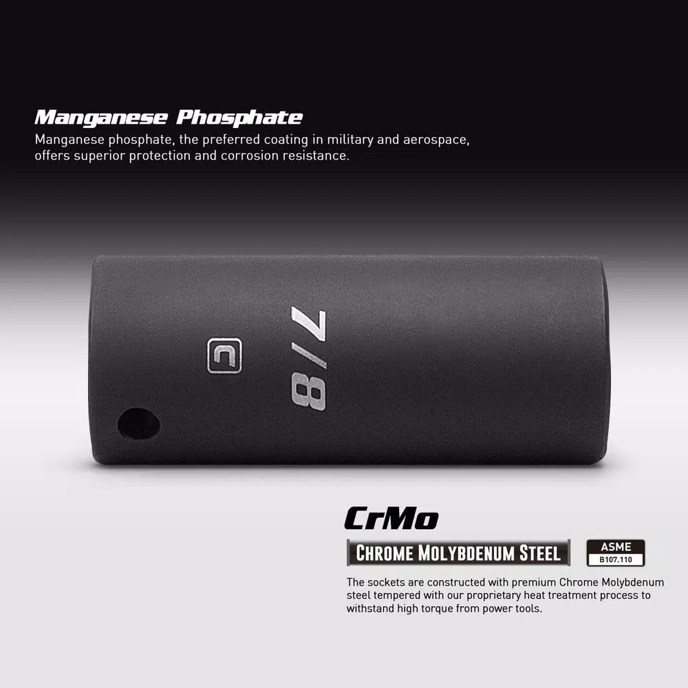 Top 10 π Capri Tools 1/2 In. Drive SAE/Metric Master Impact Socket Set With Adapters And Extensions (61-Piece) 𧨠10 Top 10 π Capri Tools 1/2 In. Drive SAE/Metric Master Impact Socket Set With Adapters And Extensions (61-Piece) 𧨠- Image 8