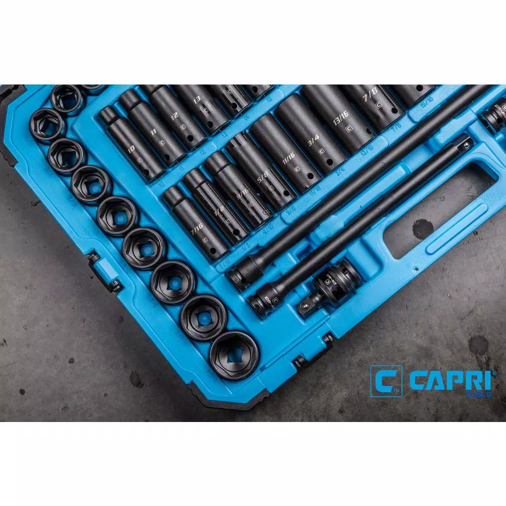 Top 10 π Capri Tools 1/2 In. Drive SAE/Metric Master Impact Socket Set With Adapters And Extensions (61-Piece) 𧨠11 Top 10 π Capri Tools 1/2 In. Drive SAE/Metric Master Impact Socket Set With Adapters And Extensions (61-Piece) 𧨠- Image 9