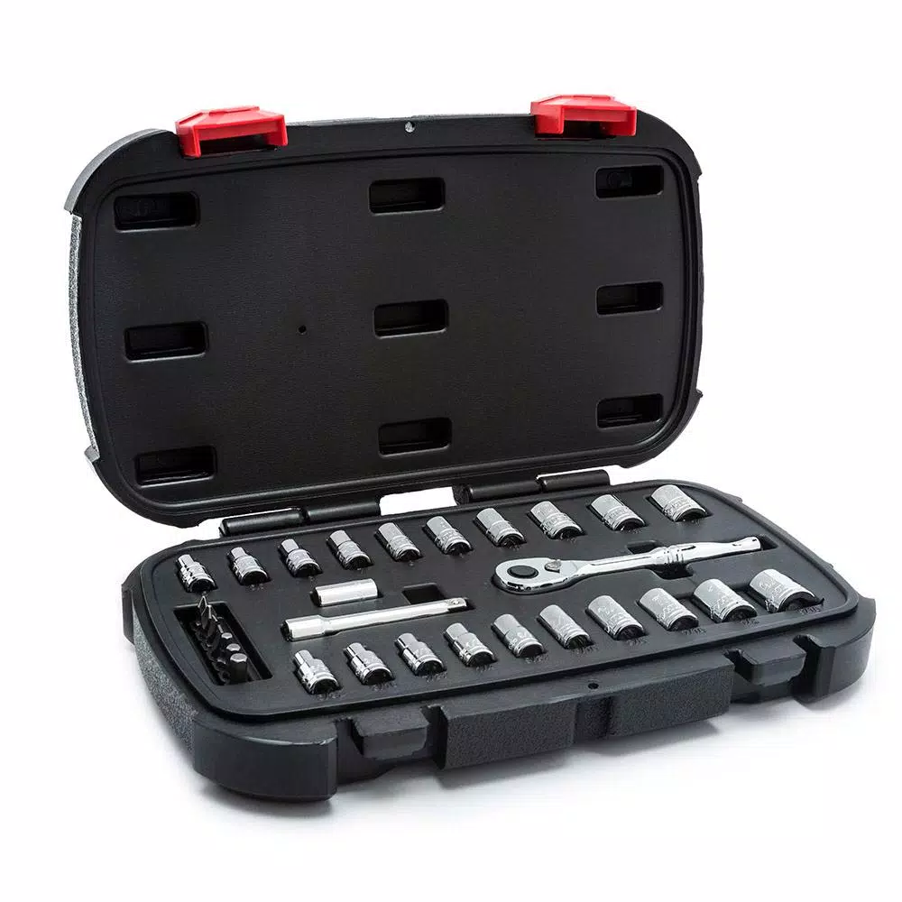 Outlet π€© Husky 1/4 In. Drive Ratchet SAE/Metric Socket Set (30-Piece) π 5 Outlet π€© Husky 1/4 In. Drive Ratchet SAE/Metric Socket Set (30-Piece) π - Image 3