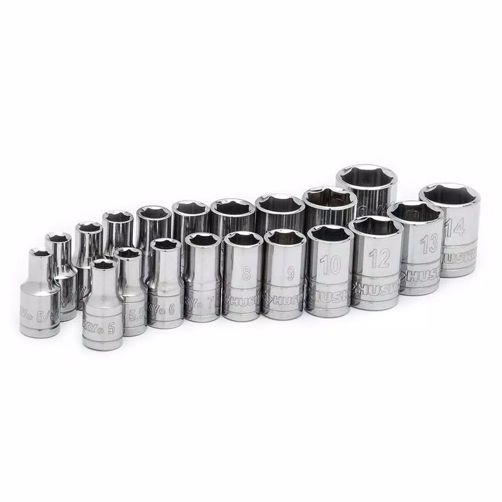 Outlet π€© Husky 1/4 In. Drive Ratchet SAE/Metric Socket Set (30-Piece) π 8 Outlet π€© Husky 1/4 In. Drive Ratchet SAE/Metric Socket Set (30-Piece) π - Image 6