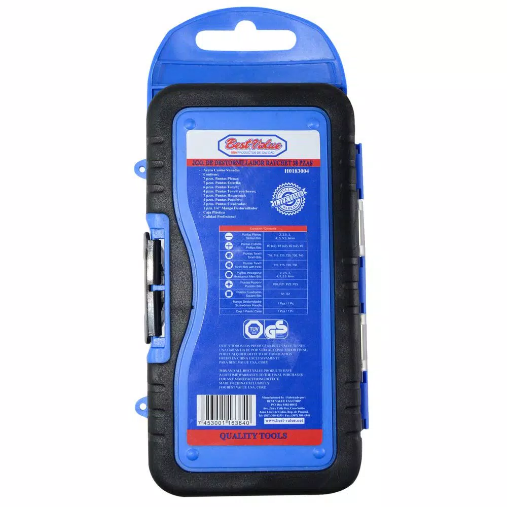 Cheapest π Best Value Screwdriver And Bit Tool Set (38-Piece) 𧨠6 Cheapest π Best Value Screwdriver And Bit Tool Set (38-Piece) 𧨠- Image 4