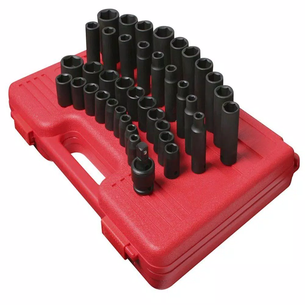 Promo 💯 SUNEX TOOLS 1/2 In. Impact Socket Set 🔥