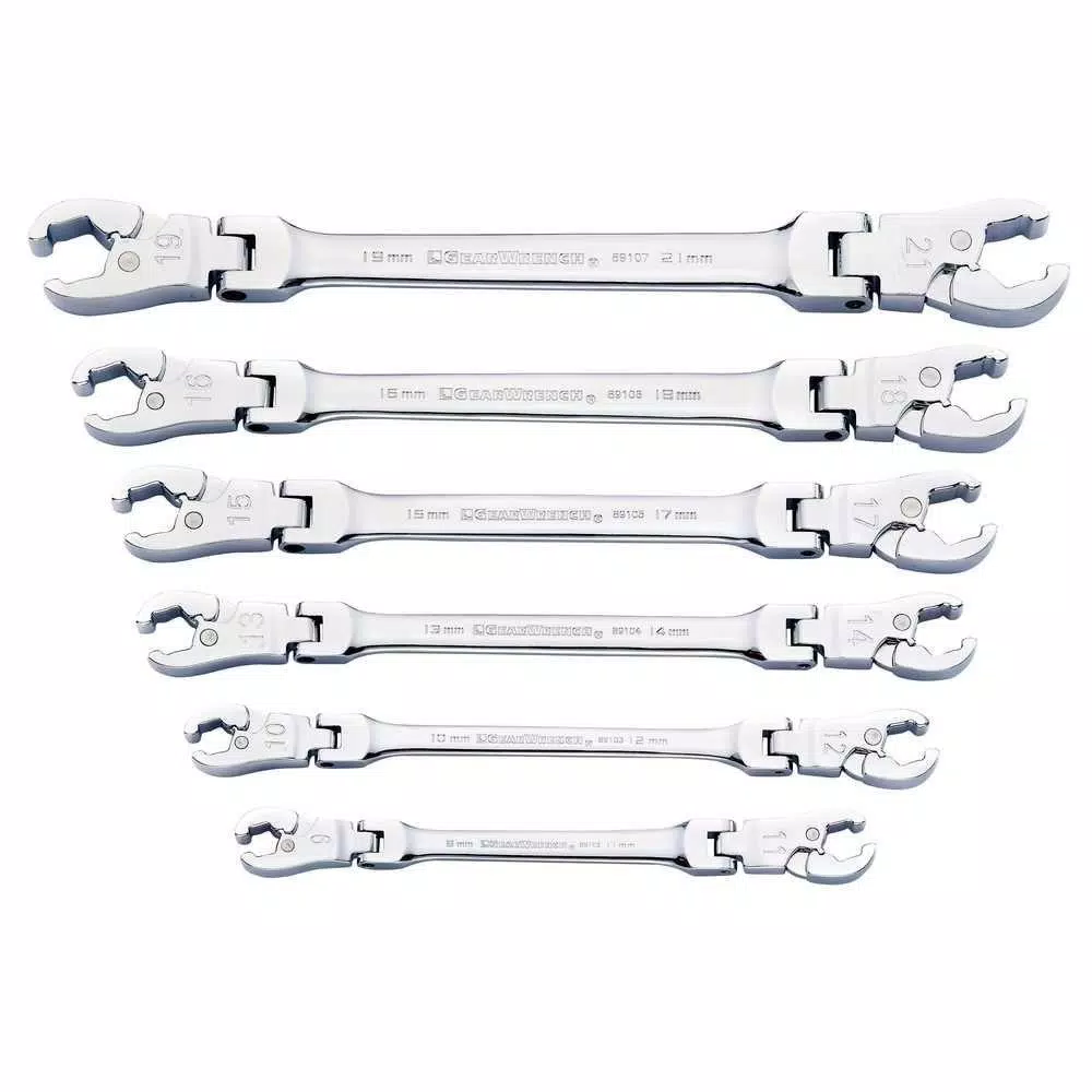 Coupon 👍 GEARWRENCH Metric Ratcheting Flex Flare Nut 🔧 Wrench Set (6-Piece) ⭐