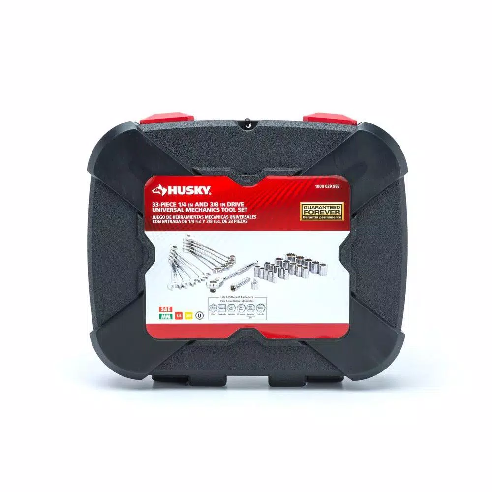 Buy π Husky 1/4 In. And 3/8 In. Drive Universal Mechanics Tool Set (33-Piece) π 5 Buy π Husky 1/4 In. And 3/8 In. Drive Universal Mechanics Tool Set (33-Piece) π - Image 3