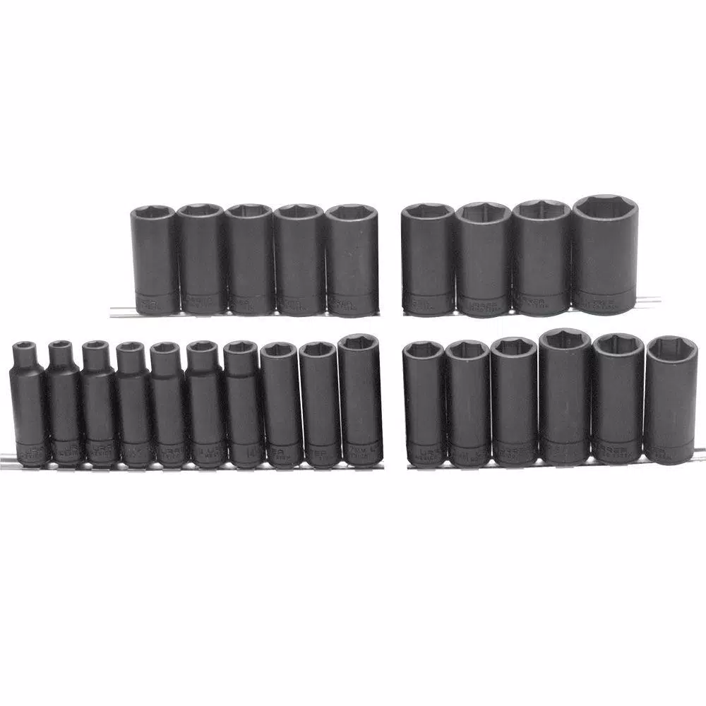 Best reviews of ✨ URREA 1/2 In. Drive Metric 6-Point Impact Socket Set (25-Piece) 💯