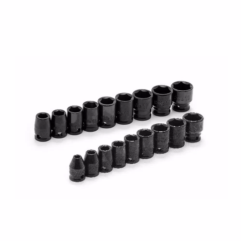 Buy ⭐ Husky 3/8 In. Drive Standard SAE/MM Impact Socket Set (18-Piece) 🥰