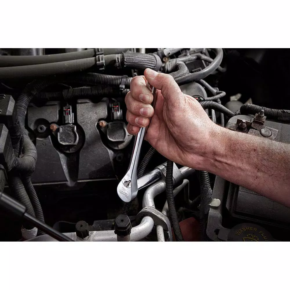 Best Sale π Milwaukee 3/8 In. & 1/4 In. SAE/Metric Ratchet & Socket Mechanics Tool Set (117-Pc) W/Impact π§ Wrench Kit & PACKOUT Set (4-Piece) π― 13 Best Sale π Milwaukee 3/8 In. & 1/4 In. SAE/Metric Ratchet & Socket Mechanics Tool Set (117-Pc) W/Impact π§ Wrench Kit & PACKOUT Set (4-Piece) π― - Image 11