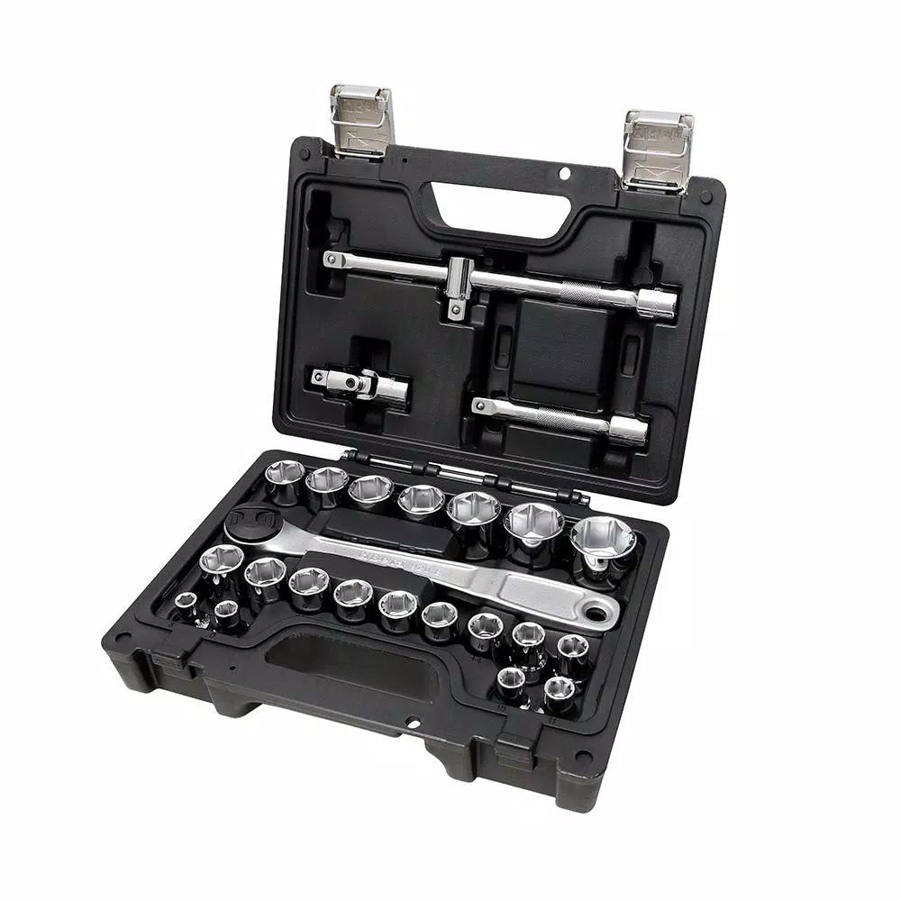 Outlet 👏 Beta 1/2 In. Drive Metric Socket Set With Ratchet (25-Piece) ⌛